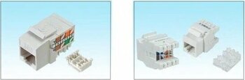 HCS J6E-00873 UTP Cat6 Keystone Jack