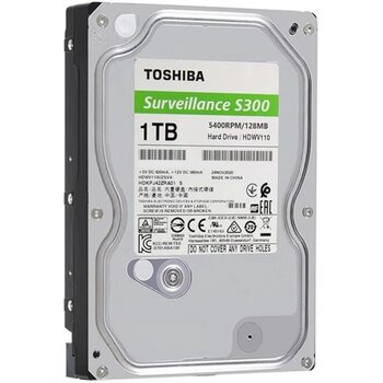 Güvenlik Harddisk 1tb 7/24 5400rpm Sata3 128mb Toshıba Surveillance S300