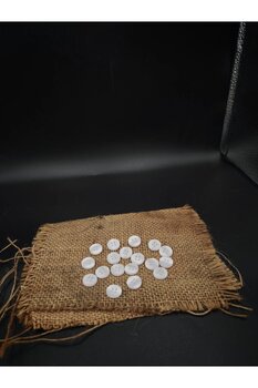 NESGO MODA Beyaz Gömlek Düğmesi 50 adet 12.7 mm 20 boy