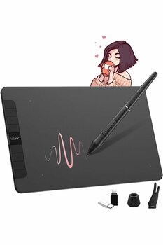 Veikk Vk1060 10x6\" 6 Kısayol Tuşlu Sağ/sol El Uyumlu Grafik Tablet+kalem