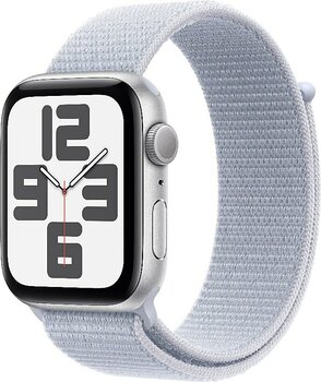 Apple Watch SE 2 GPS 44 mm Bulut Mavisi Spor Loop Gümüş Akıllı Saat