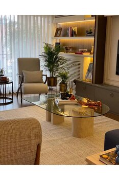 Apex Bej Modern Bukle Halı Salon Halısı Yolluk Mutfak Halısı Koridor Halısı