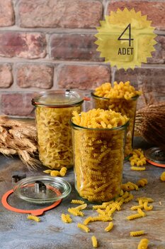 Weck 850 Ml Cam Saklama Kavanoz Seti (4 Adet)