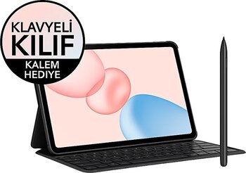 Honor Pad 10 8GB 256GB Wifi 12'' Gri Tablet + Klavyeli Kilif + Kalem Hediye