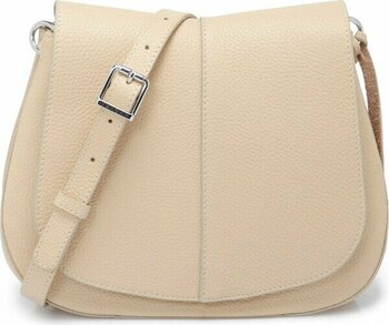 Tergan Krem Hakiki Deri Kadın Çapraz Askılı Çanta - S25K1BC80241-N30