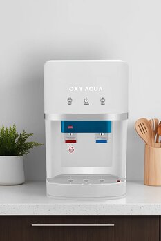OXYAQUA Tezgah Üstü Sıcak Soğuk Su Çıkışlı Arıtmalı Su Sebili