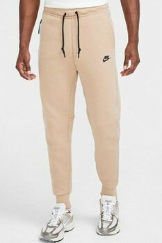 Nike Sportswear Tech Fleece Mens Taper Leg Jogger Erkek Reflektörlü Eşofman Altı Bej - L
