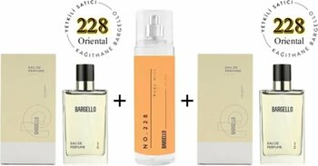 Bargello 228 + 228 Kadın Parfüm edp 50 ml Oriental + No:228 Body Mist Kadın 210 ml Oriental Edt -