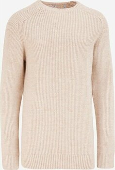 Mustang Bisiklet Yaka Normal Örgü Desenli Bej Erkek Kazak M4WM-KZK-1619 - XL