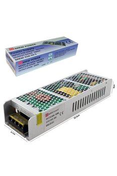 Mervesan Mrw 250-24-S Metal Kasa Adaptör Slim 24 Volt 10 Amper