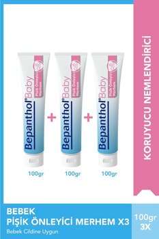 Bepanthol Baby Pişik Önleyici Merhem 100 G x 3 Adet