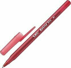 Bic Round Stick 1.0 mm Tükenmez Kalem Kırmızı