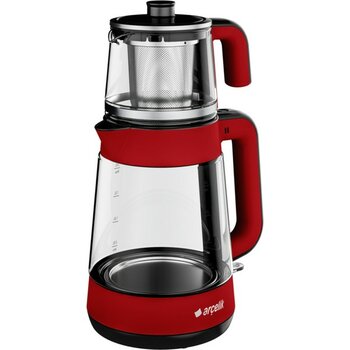 Arçelik cm 6964 K Resital Çay Makinesi Kırmızı Bakır Malzemeli Sıcak Tutma Özelliği