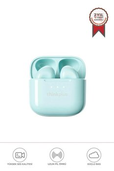 LENOVO Bluetooth Kulaklık Kulak İçi Thinkplus Kablosuz Kulaklık Yeşil