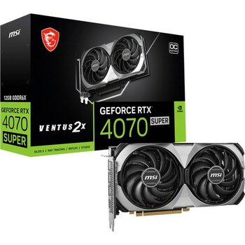 Msı Geforce Rtx 4070 Super 12G Ventus 2x Oc 12GB GDDR6X 3xdp HDMI 192BİT