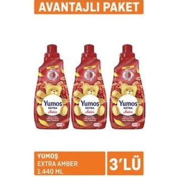 6 Adet Yumoş Extra Amber 3 X 1440 Ml 10'lu Set
