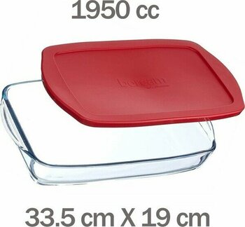 Paşabahçe Kırmızı Kapaklı Borcam Seti 4 Lü