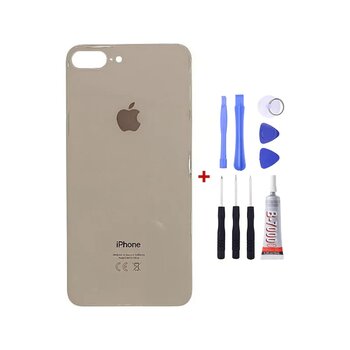 Apple Uyumlu Iphone 8 Plus Gold Arka Cam Kapak Arka Pil Kapağı