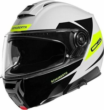 Schuberth C5 Eclipse Yellow Çene Açılır Motosiklet Kaskı - XL - Sarı