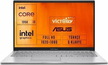 Asus Vivobook 15 Intel Core i3-1315U 8 GB RAM 512 GB SSD 15.6 inç 1920 x 1080 FreeDOS Taşınabilir Bilgisayar X1504va-Nj2379