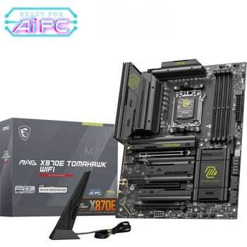 Msı Mag X870E Tomahawk Wıfı Am5 Ddr5 8400MHZ(OC) Usb4 4x M.2 HDMI 2x Dp 5g Lan Wıfı 7 Rgb Atx