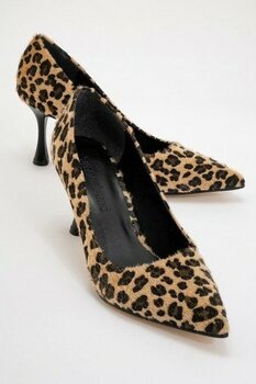 Ccway Kadın Stiletto Ayakkabı LEOPAR - 37