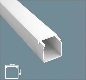 Mutlusan 40x40 Yapışkansız Kablo Kanalı 50 Metre