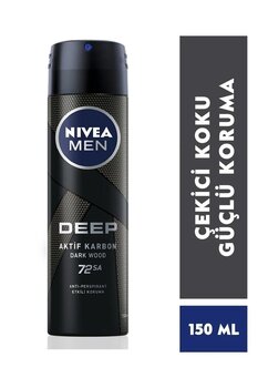 NIVEA Men Deep Dimension Erkek Sprey Deodorant 150 ML