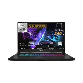 Msi Katana 17 Hx B14wfk-217tr-k00 I9-14900hx 48 Gb 1 Tb Ssd Rtx5060 17.3" W11h Dizüstü Bilgisayar