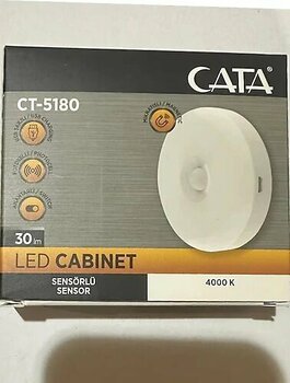 Cata CT-5180 Sensörlü 4000 K Natural 4'lü Beyaz Kabin Armatür