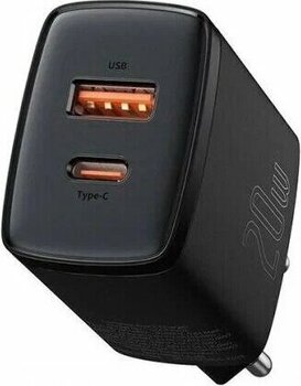 Baseus Super Şarj USB Type-C Siyah Hızlı Şarj Var (QC 3.0) 20 W Şarj Aleti