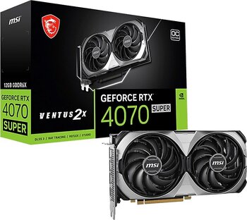 MSI RTX 4070 Super 12G Ventus 2X OC 192 Bit GDDR6X 12 GB Ekran Kartı