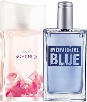 Avon Individual Blue / Soft Musk EDT 50 ml Erkek ve Kadın Parfüm Paketi