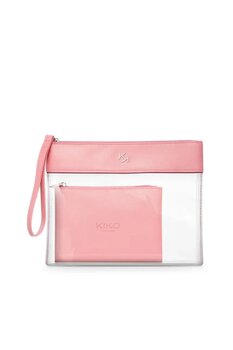 Kiko Milano Transparent Beauty Case 001 Black PVC Makyaj Çantası