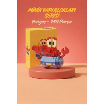 Denapcal Mini Blok Oyuncak Yengeç Figür Yapı Seti Mini LEGO Minik Yapı Blokları - Mini Bricks