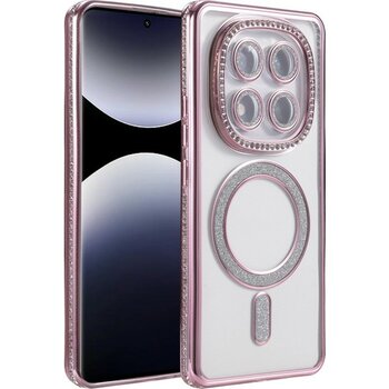 Xiaomi Redmi Note 14 Pro 5g Joke Simli Magneticsafe Kılıf - Pembe - Renkli - 1