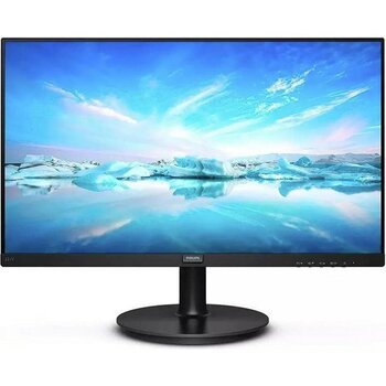 Phılıps 221V8/01 21.5 4ms 75MHZ Vga-Hdmı Full Hd LED Monitör - Gri - Siyah