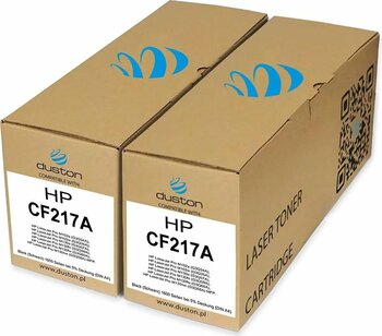 HP 2x CF217A black toner cartridge Duston, compatible with HP Laserjet Pro M102 M104 M130 M132