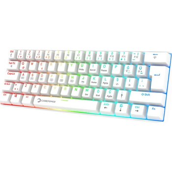 Gamepower Lyra Rgb 60M 62TUŞ Beyaz Mekanik Kablolu Red Switch Klavye - 3 Yıl Garantili