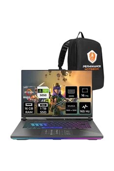 Asus Rog Strix G16 R9 8940Hx 16Gb 1Tb Ssd Rtx5050/8Gb 165Hz 16" Wuxga Fdos Gaming Laptop G614ph