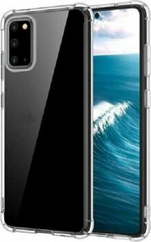 Samsung Galaxy A71 Uyumlu Şeffaf Kılıf - Dünya'nın En Kalitelisi -Darbe Emici Kenar Silikon Kapak - Turuncu