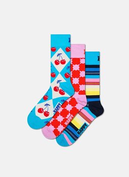 Happy Socks Sarı Kadın Desenli Soket Çorap P002655 36-40 15791842