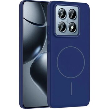Xiaomi 14T Pro Lacivert Magsafe Şarj Özellikli Silikon Kılıf