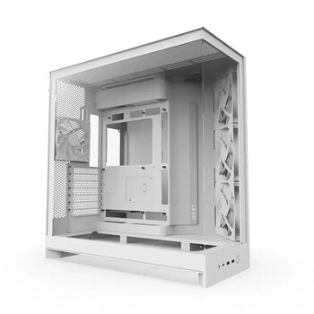 NZXT H Series H9 Flow RGB CM-H92FW-01 Beyaz ATX Mid Tower Gaming (Oyuncu) Kasa