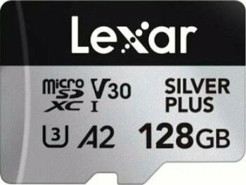 Lexar Silver Plus 128 GB Micro SD Hafıza Kartı