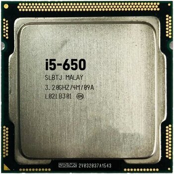 Intel Core I5-650 I5 650 3.2 GHz Used Dual-Core CPU Processor 4M 73W LGA 1156