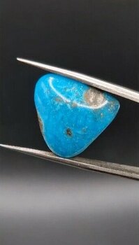 28.15CT 22.8X19.8MM Pear Natural Iranian Turquase - Turkuaz