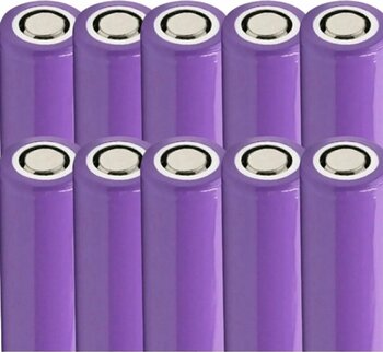 Unichrome 10 Adet 3.7v Şarjlı 18650 Lityum Pil 1200mah 34gr Şarj Edilebilir Li-ion Pil 1200mAh