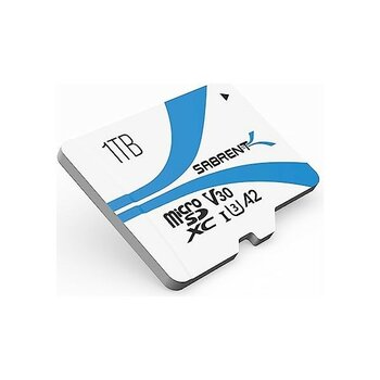 Sabrent Micro Sd Kart 1tb V30, Sd Kart Uhs-I A2, Hafıza Kartı Microsdxc, Class 10, U3, Full Hd ve 8k UHD Kart, 100 Mb/s'ye Kadar (SD-MQ30-1TB)