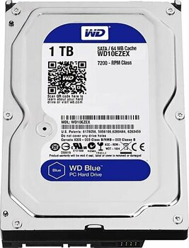 Western Digital Caviar Blue WD10EZEX 1 TB 7200 RPM 150 MB/s Harddisk
